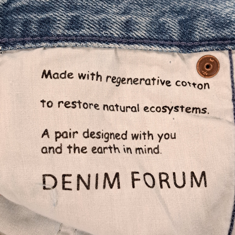 NWT Aritzia Denim Forum The 90s Ricci Y2K Grunge Festival Mini Skirt 23 - Picture 10 of 11